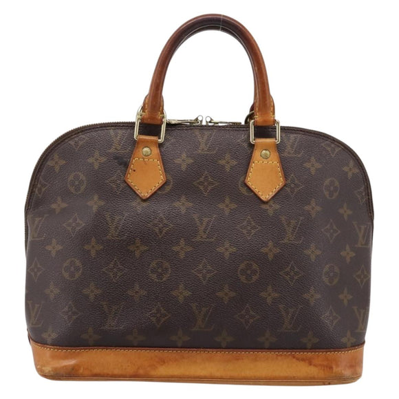 LOUIS VUITTON Monogram Alma Hand Bag M51130 LV Auth BA14944