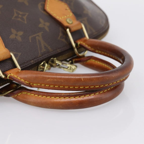 LOUIS VUITTON Monogram Alma Hand Bag M51130 LV Auth BA14944