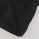 GUCCI GG Canvas Backpack Black Silver 449181 Auth BA14948-12