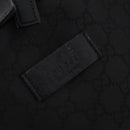 GUCCI GG Canvas Backpack Black Silver 449181 Auth BA14948-16