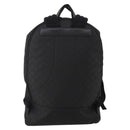 GUCCI GG Canvas Backpack Black Silver 449181 Auth BA14948-3