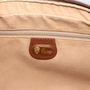 GUCCI Micro GG Hand Bag PVC Leather Beige Gold Tone 000.39.0030 Auth BA14951-18