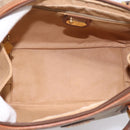 GUCCI Micro GG Hand Bag PVC Leather Beige Gold Tone 000.39.0030 Auth BA14951-10