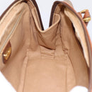 GUCCI Micro GG Hand Bag PVC Leather Beige Gold Tone 000.39.0030 Auth BA14951-19