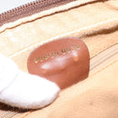 GUCCI Micro GG Hand Bag PVC Leather Beige Gold Tone 000.39.0030 Auth BA14951-12