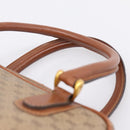 GUCCI Micro GG Hand Bag PVC Leather Beige Gold Tone 000.39.0030 Auth BA14951-8