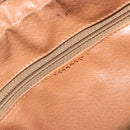CELINE Macadam Shoulder Bag PVC Leather Brown Gold Tone Auth BA14952-16