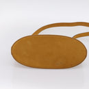 BVLGARI Hand Bag Suede 2way Brown Gold Tone Auth BA14955-5