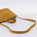 BVLGARI Hand Bag Suede 2way Brown Gold Tone Auth BA14955-9
