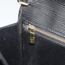 LOUIS VUITTON Epi Sellier Dragonne Clutch Bag Black M52612 LV Auth BA14957-21