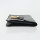 LOUIS VUITTON Epi Sellier Dragonne Clutch Bag Black M52612 LV Auth BA14957-3