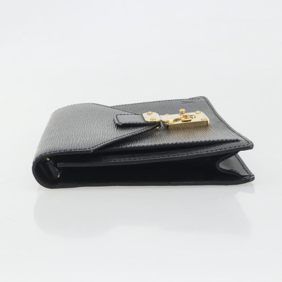 LOUIS VUITTON Epi Sellier Dragonne Clutch Bag Black M52612 LV Auth BA14957