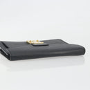LOUIS VUITTON Epi Sellier Dragonne Clutch Bag Black M52612 LV Auth BA14957-5