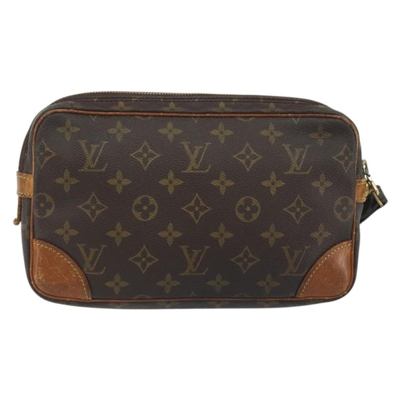 LOUIS VUITTON Monogram Marly Dragonne GM Clutch Bag M51825 LV Auth BA14958
