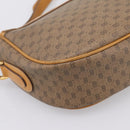 GUCCI Micro GG Web Sherry Line Shoulder Bag PVC Beige 001 104 0918 Auth BA14963-11