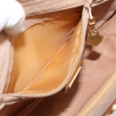 GUCCI Micro GG Web Sherry Line Shoulder Bag PVC Beige 001 104 0918 Auth BA14963-20