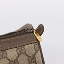 GUCCI GG Supreme Web Sherry Line Hand Bag PVC Beige Gold 40 02 007 Auth BA14964-10