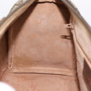 GUCCI GG Supreme Web Sherry Line Hand Bag PVC Beige Gold 40 02 007 Auth BA14964-19