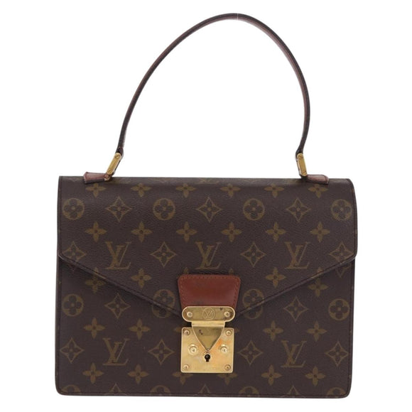 LOUIS VUITTON Monogram Concorde Hand Bag M51190 LV Auth BA14966