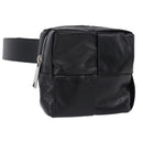 BOTTEGA VENETA MAXI INTRECCIATO Cassette Belt Bag Black Auth BA14968V-1