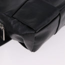 BOTTEGA VENETA MAXI INTRECCIATO Cassette Belt Bag Black Auth BA14968V-9