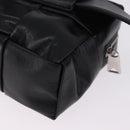 BOTTEGA VENETA MAXI INTRECCIATO Cassette Belt Bag Black Auth BA14968V-16
