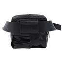 BOTTEGA VENETA MAXI INTRECCIATO Cassette Belt Bag Black Auth BA14968V-2