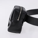 BOTTEGA VENETA MAXI INTRECCIATO Cassette Belt Bag Black Auth BA14968V-3