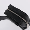 BOTTEGA VENETA MAXI INTRECCIATO Cassette Belt Bag Black Auth BA14968V-6