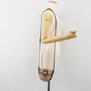 BURBERRY Nova Check Shoulder Bag Canvas Beige Silver Auth BA14969-22