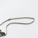 BURBERRY Nova Check Shoulder Bag Canvas Beige Silver Auth BA14969-8