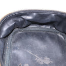 CHANEL Bicolore Cosmetic Pouch Leather Black Gold Tone CC Auth BA14972-22