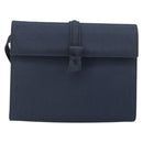 GUCCI Shoulder Bag Nylon Navy Gold Tone 004 110 0277 Auth BA14973-2