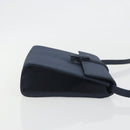 GUCCI Shoulder Bag Nylon Navy Gold Tone 004 110 0277 Auth BA14973-4