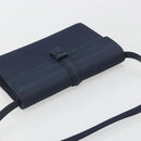 GUCCI Shoulder Bag Nylon Navy Gold Tone 004 110 0277 Auth BA14973-6
