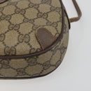 GUCCI GG Supreme Web Sherry Line Shoulder Bag PVC Beige 89 02 066 Auth BA14974-10