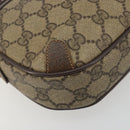 GUCCI GG Supreme Web Sherry Line Shoulder Bag PVC Beige 89 02 066 Auth BA14974-11