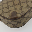 GUCCI GG Supreme Web Sherry Line Shoulder Bag PVC Beige 89 02 066 Auth BA14974-13
