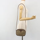 GUCCI GG Supreme Web Sherry Line Shoulder Bag PVC Beige 89 02 066 Auth BA14974-21