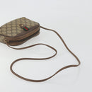 GUCCI GG Supreme Web Sherry Line Shoulder Bag PVC Beige 89 02 066 Auth BA14974-7