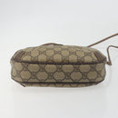 GUCCI GG Supreme Web Sherry Line Shoulder Bag PVC Beige 89 02 066 Auth BA14974-9