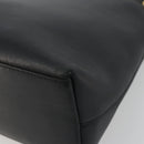 GUCCI Bamboo Shoulder Bag Leather Black Gold Tone 001 3008 Auth BA14975-8