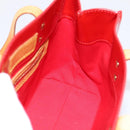 LOUIS VUITTON Monogram Vernis Reade PM Hand Bag Rouge M91088 LV Auth BA14977-17