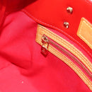 LOUIS VUITTON Monogram Vernis Reade PM Hand Bag Rouge M91088 LV Auth BA14977-19