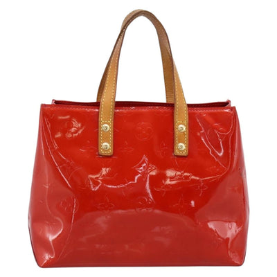 LOUIS VUITTON Monogram Vernis Reade PM Hand Bag Rouge M91088 LV Auth BA14977 - 0