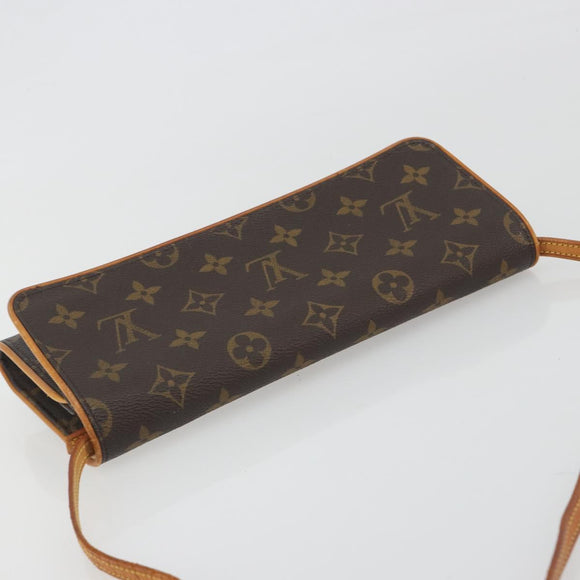 LOUIS VUITTON Monogram Pochette Twin GM Shoulder Bag M51852 LV Auth BA14978