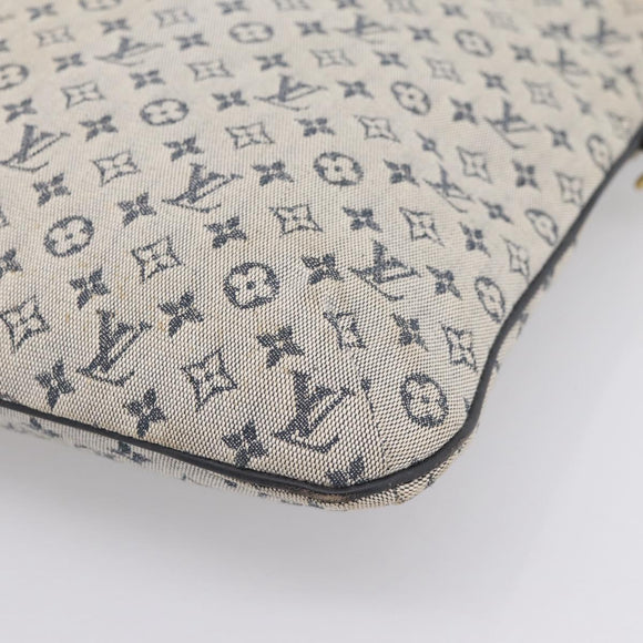 LOUIS VUITTON Monogram Mini Françoise Tote Bag 2way Blue M92208 LV Auth BA14979
