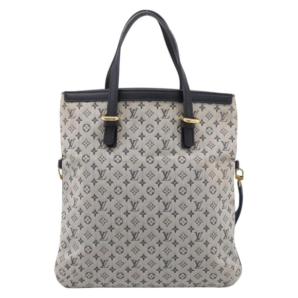 LOUIS VUITTON Monogram Mini Françoise Tote Bag 2way Blue M92208 LV Auth BA14979