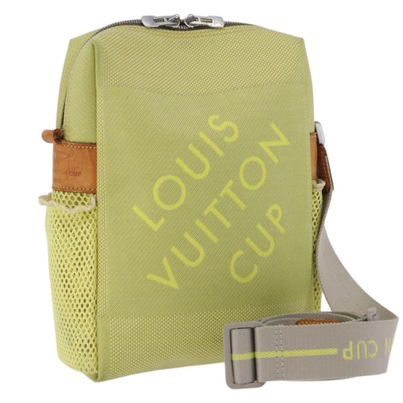 LOUIS VUITTON Damier Geant LV Cup Weatherly Bag Yellow M80636 LV Auth BA14980
