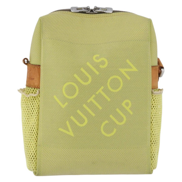 LOUIS VUITTON Damier Geant LV Cup Weatherly Bag Yellow M80636 LV Auth BA14980